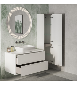 Шкаф Belux Джаз ПН 40 Белый глянцевый