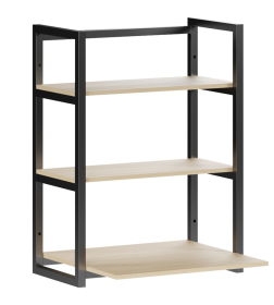 Полка навесная Belux Калипсо П70 Чёрный матовый