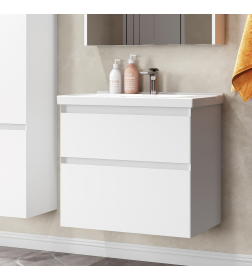 Тумба под умывальник Belux Киото НП 70-02 Белый глянцевый 