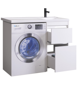 Тумба под умывальник Belux Ока Н 44-02 Белый глянцевый (1)