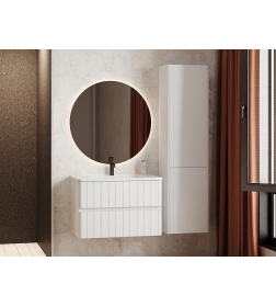 Тумба под умывальник Belux Осло НП 80-02 Белый матовый