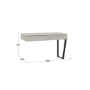 Стол письменный (с ящиками) Графит/Баттл рок Порто ТД-393.15.02 (278490) 