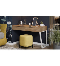 Стол письменный (с ящиками) Белый/Яблоня Беллуно Порто ТД-393.15.02