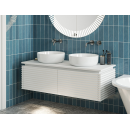 Тумба под умывальник Belux Дубай НП 128 Белый матовый