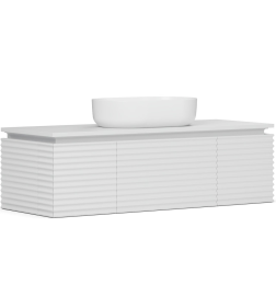 Тумба под умывальник Belux Дубай НП 132 Белый матовый