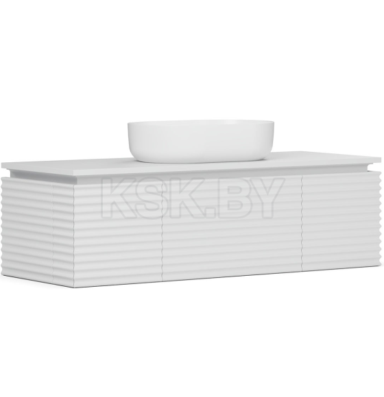 Тумба под умывальник Belux Дубай НП 132 Белый матовый