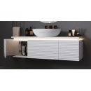 Тумба под умывальник Belux Дубай НП 132 Белый матовый