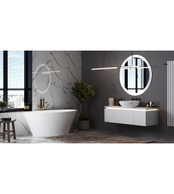 Тумба под умывальник Belux Дубай НП 132 Белый матовый