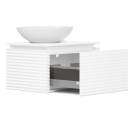 Тумба под умывальник Belux Дубай НП 68 Белый матовый