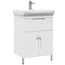 Тумба под умывальник Belux Мадейра Н 55-01, Белый глянцевый