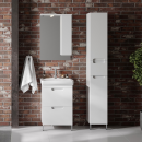 Тумба под умывальник Belux Мадейра Н 55-02, Белый глянцевый