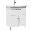 Тумба под умывальник Belux Мадейра Н 65-01, Белый глянцевый
