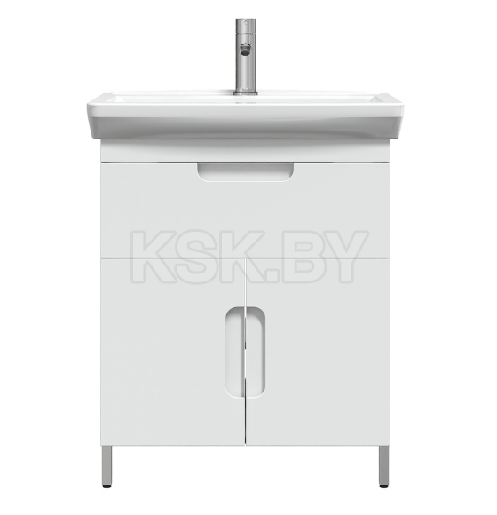 Тумба под умывальник Belux Мадейра Н 65-01, Белый глянцевый