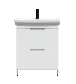 Тумба под умывальник Belux Мадейра Н 65-02, Белый глянцевый
