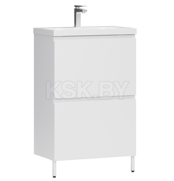 Тумба под умывальник Belux Минск Н 50-02, Белый глянцевый