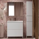 Тумба под умывальник Belux Минск Н 70-02, Белый глянцевый