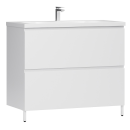 Тумба под умывальник Belux Минск Н 100-02, Белый глянцевый