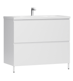 Тумба под умывальник Belux Минск Н 100-02, Белый глянцевый