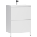 Тумба под умывальник Belux Минск Н 70-02, Белый глянцевый