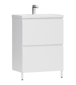 Тумба под умывальник Belux Минск Н 70-02, Белый глянцевый