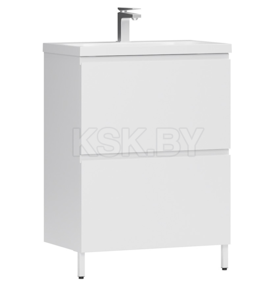 Тумба под умывальник Belux Минск Н 70-02, Белый глянцевый
