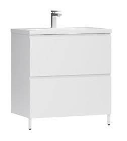 Тумба под умывальник Belux Минск Н 80-02, Белый глянцевый