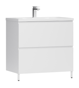 Тумба под умывальник Belux Минск Н 90-02, Белый глянцевый