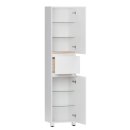 Шкаф Belux Неаполь П 40-01, Белый глянцевый