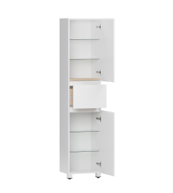 Шкаф Belux Неаполь П 40-01, Белый глянцевый