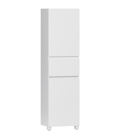 Шкаф Belux Неаполь П 45-01, Белый глянцевый