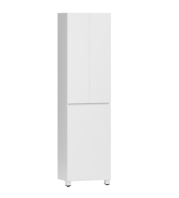 Шкаф Belux Неаполь П 50 К, Белый глянцевый