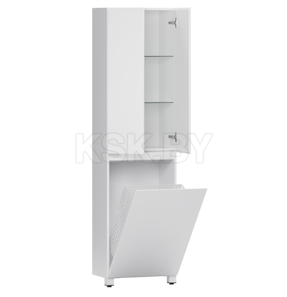 Шкаф Belux Неаполь П 50 К, Белый глянцевый