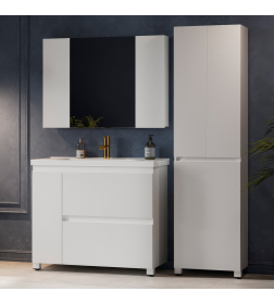 Шкаф Belux Неаполь П 50 К, Белый глянцевый