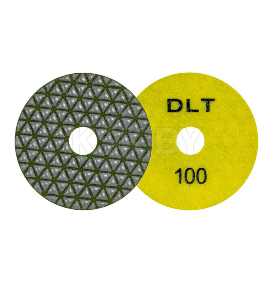 Алмазный гибкий шлифовальный круг DLT №2, #100, 100мм. (0642) 