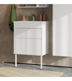 Тумба под умывальник Belux Порто Н 70-02 Белый глянцевый 