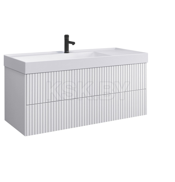 Тумба под умывальник Belux Сиртаки НП 120-02, Белый матовый 