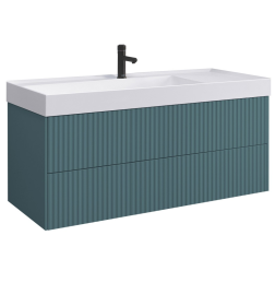 Тумба под умывальник Belux Сиртаки НП 120-02, Голубой Малахит матовый 