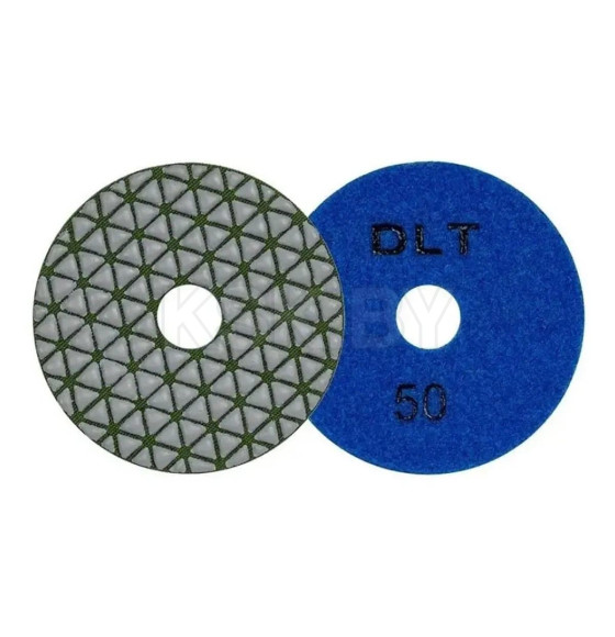 Алмазный гибкий шлифовальный круг DLT №2, #50, 100мм. (0641) 