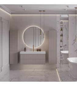 Шкаф Belux Сиртаки ПН 40, Светлый Миндаль матовый 