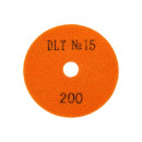 Алмазный гибкий шлифовальный круг DLT №15, #200, 100мм. (1169) 