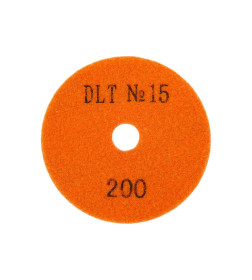 Алмазный гибкий шлифовальный круг DLT №15, #200, 100мм.