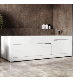 Экран для ванны Belux Неаполь К 1700 Белый глянцевый