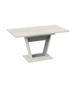 Стол обеденный Тип 1 (Дуб крафт белый/Серый графит) Гавана 