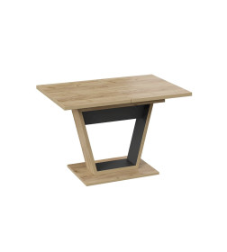 Стол обеденный Тип 1 (Дуб крафт золотой/Черный) Гавана