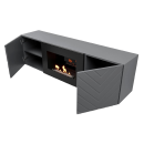 Тумба с биокамином Firelight BFP/P-1400V графит (НС-1595748) 