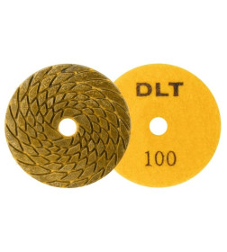 Алмазный гибкий шлифовальный круг DLT №17, #100, 100мм.