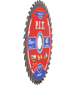 Диск пильный по дереву P.I.T. ADVANCE 185x30x1,4 мм, 40T Carbide, зуб ATB 15°
