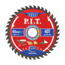 Диск пильный по дереву P.I.T. ADVANCE 185x30x2.0 мм, 40T Carbide, зуб TCG 15° (ACTW12-185T40) 