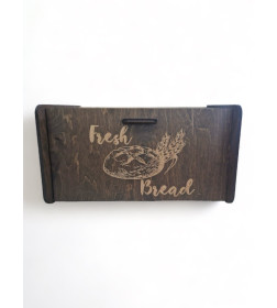 Хлебница деревянная с гравировкой 356*204*183 ХК-12