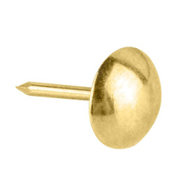 Гвозди декоративные Сфера 1.2х16 мм золото (100 шт в зип-локе) STARFIX